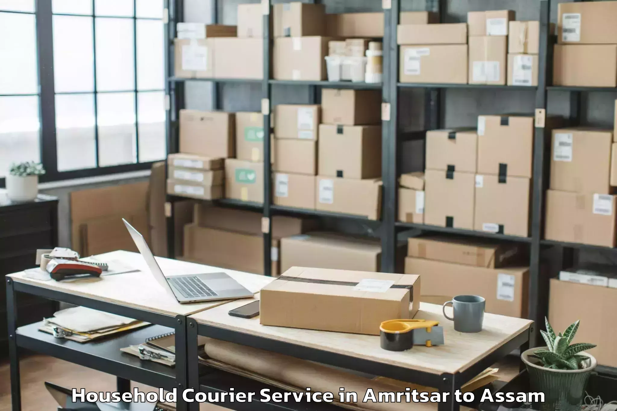 Hassle-Free Amritsar to Balapara Household Courier